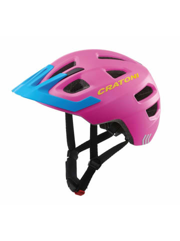 Cratoni Kinderhelm Maxster Pro in pink/blau matt