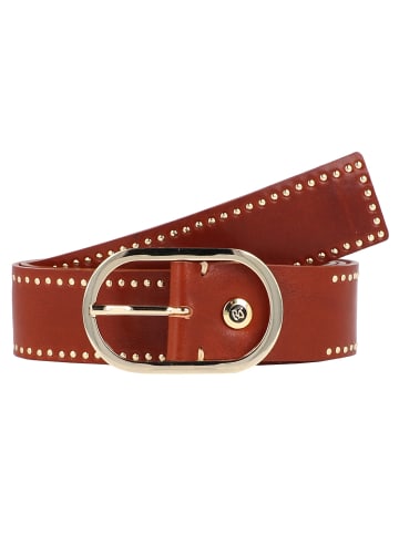 b.belt Fiesta Nietengürtel Leder in braun