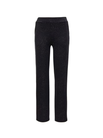 GOLDNER Stretchbequeme Hose mit Glitzer in schwarz / kupferfarben / gold / gemustert