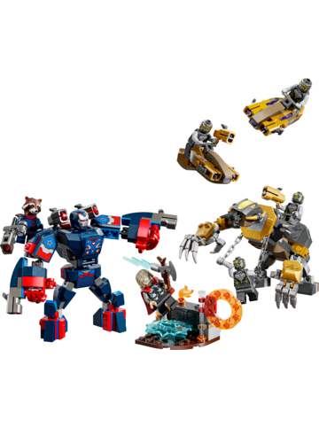 LEGO Avengers: Endgame Thor vs. Chitauri in Mehrfarbig ab 8 Jahre