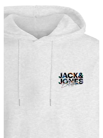 Jack & Jones Hoodie 'JJGEPLAS' in weiß