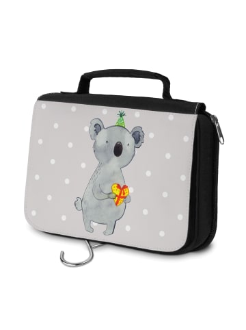 Mr. & Mrs. Panda Kulturbeutel Koala Geschenk ohne Spruch in Grau Pastell