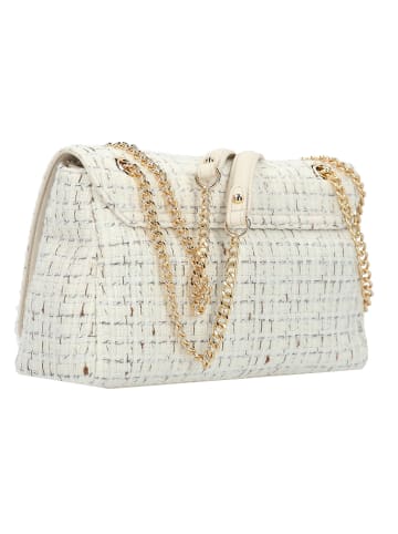 Valentino Tweed Schultertasche 26 cm in off wh-multi