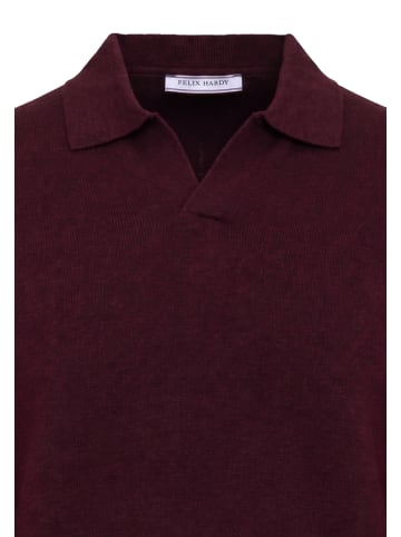 Felix Hardy Pullover in Schwarz-Bordeaux