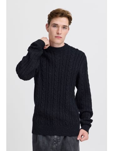 CASUAL FRIDAY Strickpullover CFKARL cable crew neck knit with neps in Blau
