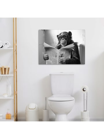 MuchoWow Leinwand bilder Zeitung Affe (BxH)
