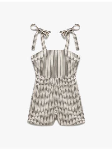 KOTON Jumpsuit in Anthrazit Gestreift