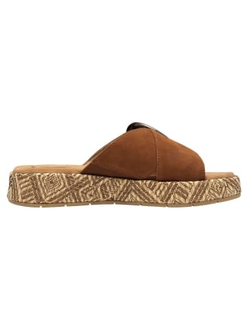 Tamaris WIDE FIT Pantolette in COGNAC