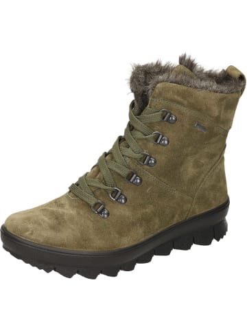 Legero Schnürstiefeletten, Winterstiefel, Winterstiefeletten in grün