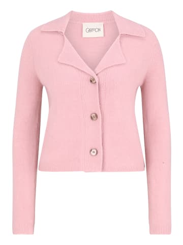CARTOON Strick-Cardigan mit Reverskragen in Zephyr