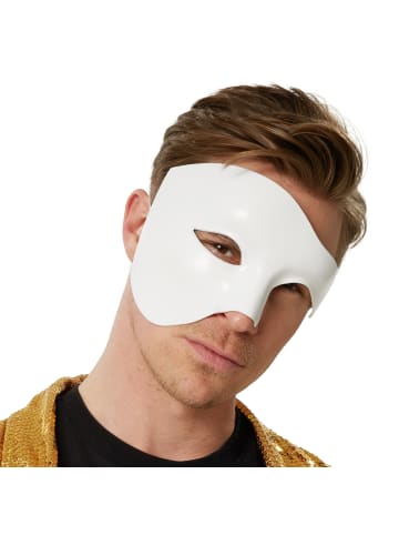 tectake Faschingskleidung, auch Maskeradenverkleidung, in der Farbe weiß