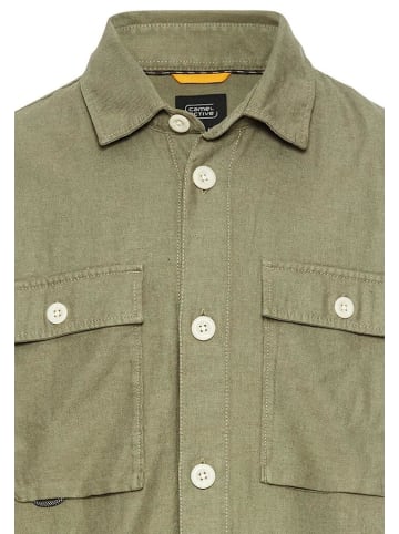 Camel Active Langarmhemd in dusty khaki