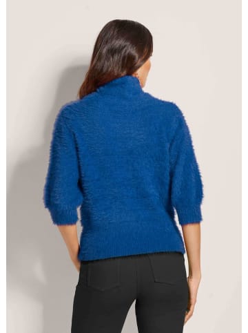 MADELEINE Weicher Strick mit Ballonärmeln in royalblau