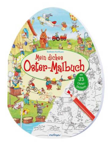 Esslinger Buch - Mein dickes Oster-Malbuch