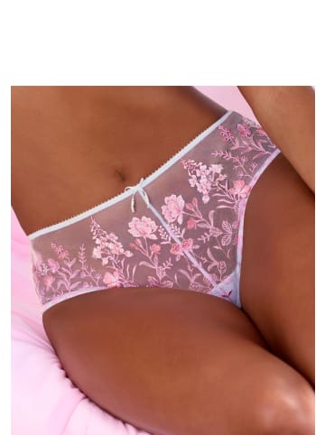 LASCANA Stringpanty in weiß-rosa