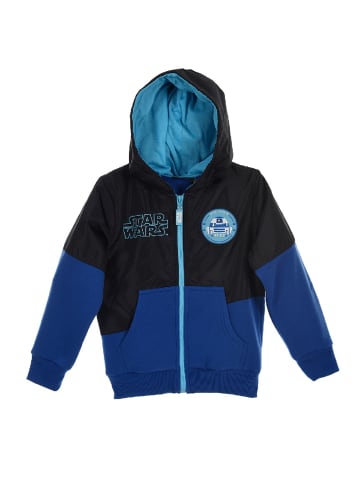 Star Wars Sweatjacke mit Kapuze und Reißverschluss Stormtrooper R2D2 in Blau