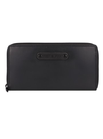 Greenburry Upcycled Tarpaulin Geldbörse 19 cm black