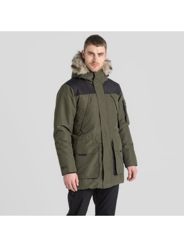 Craghoppers Winterjacke Bishorn in Woodland Green/Black