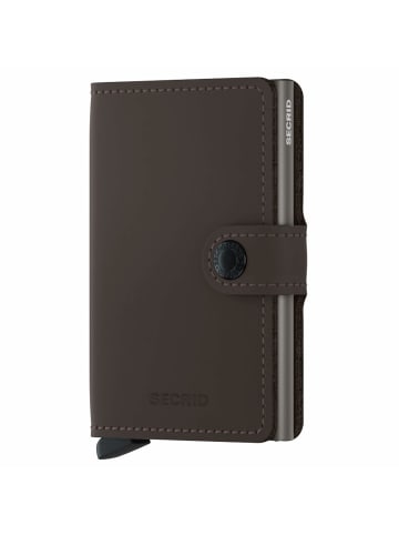 Secrid Matte Miniwallet - Geldbörse RFID 6.5 cm in truffle