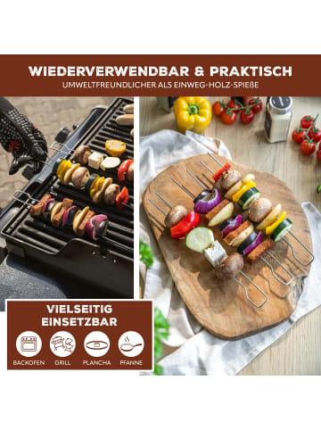 bremermann 8-er-Set Doppel-Grillspieße