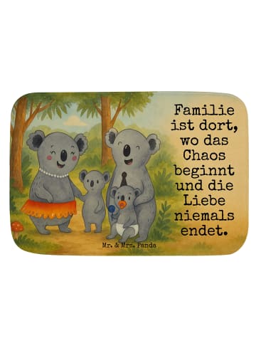 Mr. & Mrs. Panda fußmatte bad Koala Familie Design mit Spruch in Weiß