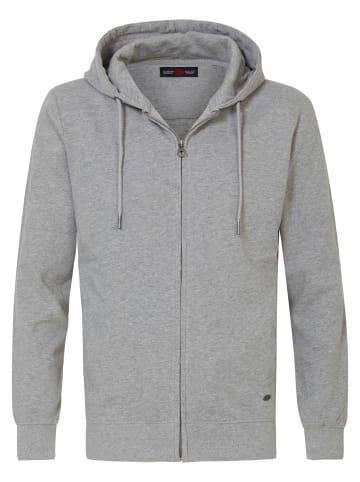 Petrol Industries Essential Zip Hoodie in Grau