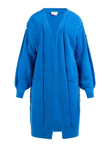 IZIA Damen Long Cardigan in Blau