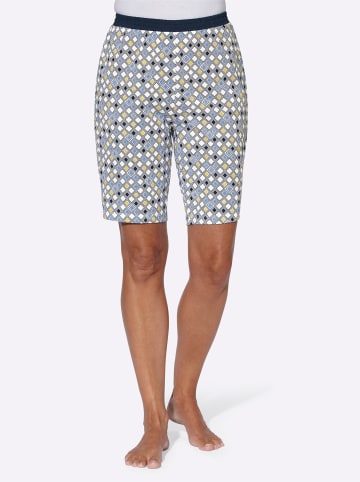 Sieh an! Schlafanzughose in himmelblau-bedruckt
