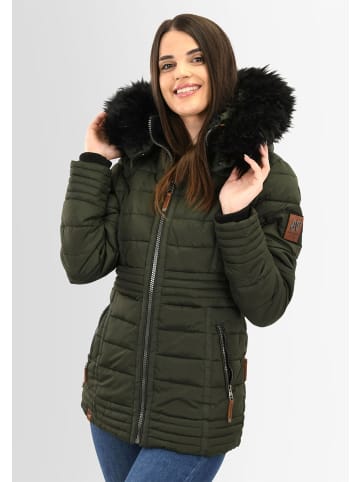 Navahoo Winterjacke Navahoo Umay Princess Damen Winterjacke in Olive