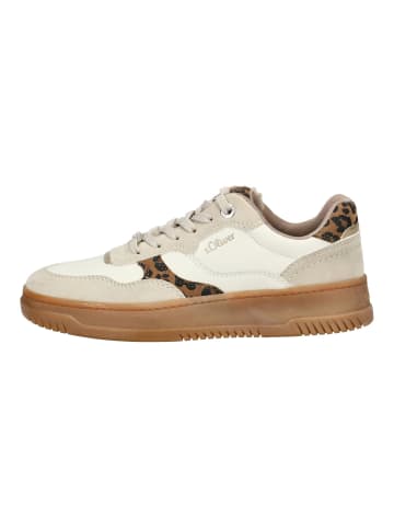S.OLIVER RED LABEL Sneaker in Beige/Braun