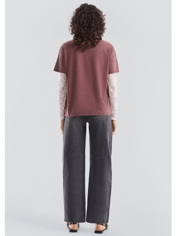 QS T-Shirt in 49D1_bordeaux