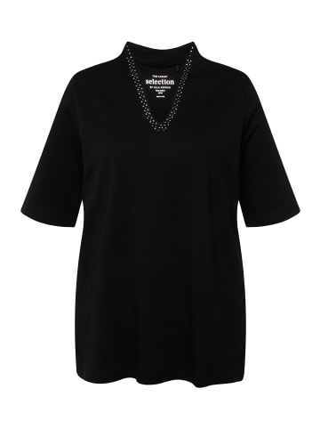 Ulla Popken Shirt in schwarz