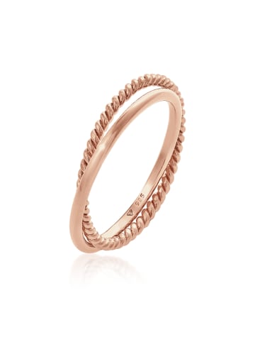 Elli Ring 925 Sterling Silber in Rosegold