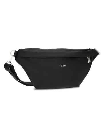 Zwei Mademoiselle.M Umhängetasche 40 cm nubuk black
