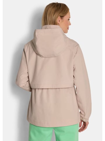 GOLDNER Freizeitjacke mit Kapuze in beige