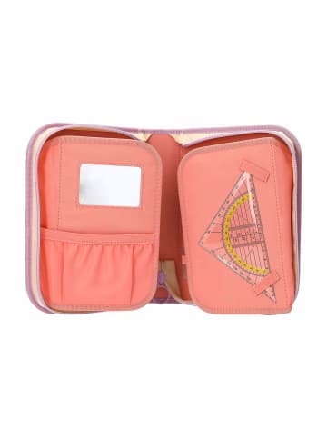 Depesche Deluxe Federtasche GIRL POWER inkl. Stifte TOPModel 5 x 15,5 x 22 cm violett in violett