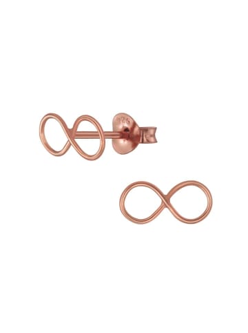 Bungsa Ohrstecker in Rosegold