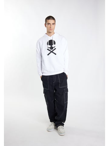 TUFFSKULL Herren Hoodie in Weiss
