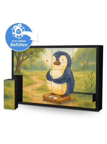 Mr. & Mrs. Panda Befüllbarer Adventskalender Pinguin Diät Design... in Weiß