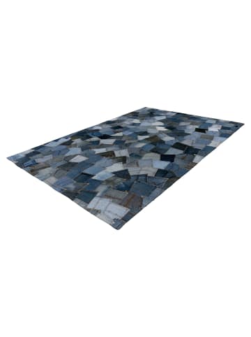 Vivorum Wohnzimmer Teppich – Urban Denim 490 in blau - rechteckig