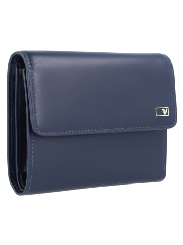 Roncato Firenze Geldbörse RFID Leder 13,5 cm in navy