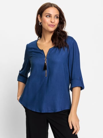 WITT WEIDEN Schlupfbluse in royalblau