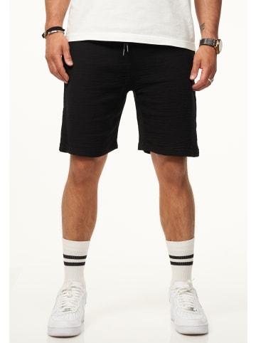 CARISMA Shorts - für Herren als luftig leichte Sommershorts im Crinkle-Look in Black