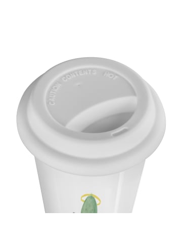 Mr. & Mrs. Panda Kaffeebecher Kaktus Heilig mit Spruch in Weiß