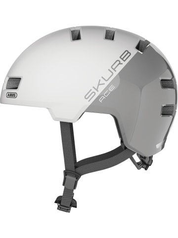 ABUS Fahrradhelm Skurb ACE in silver white