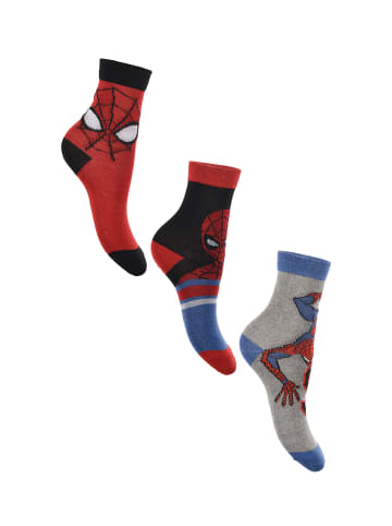 Spiderman 3er-Set: Socken Strümpfe in Mehrfarbig