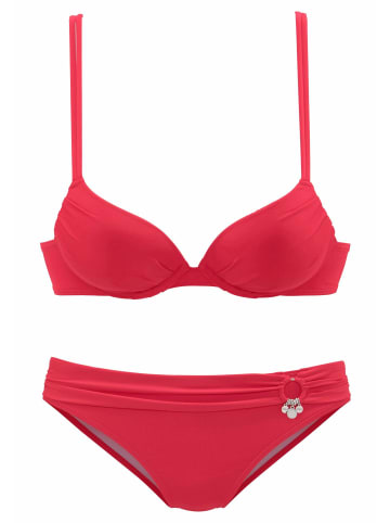 S. Oliver Push-Up-Bikini in rot