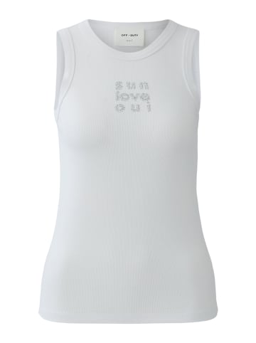 Oui Tank Top in white offwhite