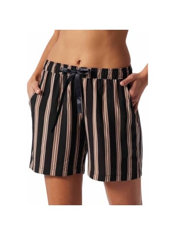 Schiesser Shorts in Schwarz/Braun/Weiß