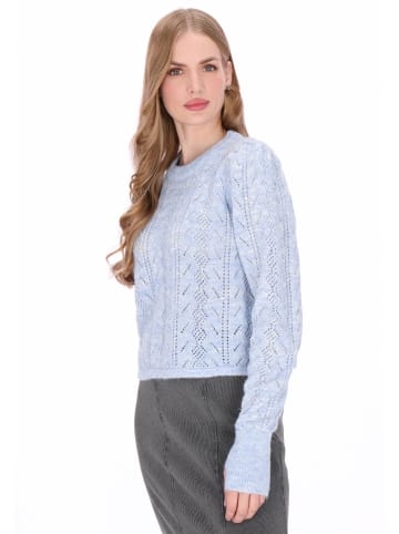 DreiMaster Women Sweater in light blue melange